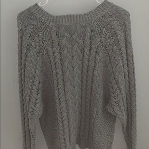 Aerie grey knitted sweater